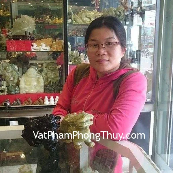Chị Thúy - Khách mua Tỳ hưu bắc kinh xanh BKX-M và Tỳ hưu bắc kinh đen BKD-M