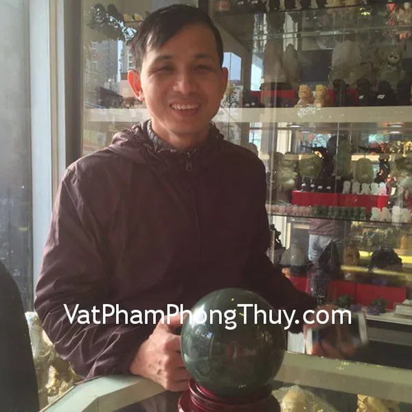 Anh Thạch - khách hàng mua quả cầu đá ngọc Đông linh HM158-15802