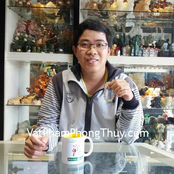 Anh Dũng - khách hàng mua Chuỗi thạch anh tóc vàng A+ Uruguay s6226-S4-2803