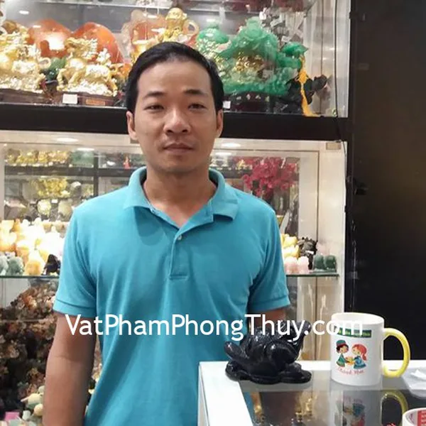 Anh Khương - khách hàng mua thiềm thừ hắc ngà lớn GM155