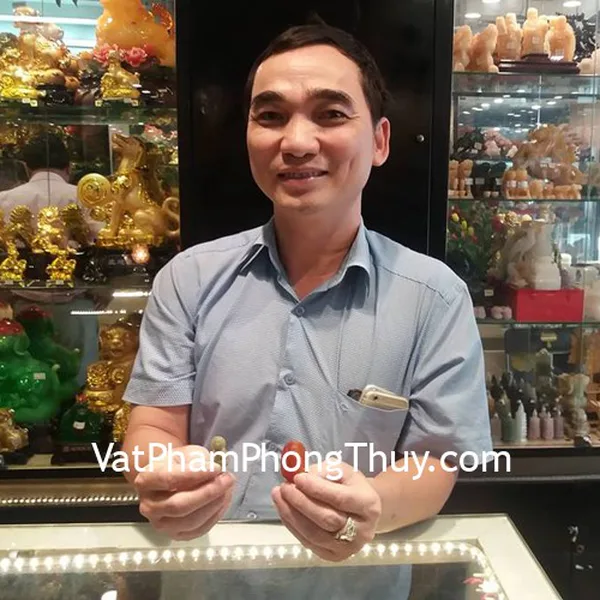 Anh Lương - Khách hàng mua Phật Văn Thù Bồ Tát mã não đỏ S6337-3 và Phật Quan Âm Phỉ Thúy xanh đậm nhỏ S6328