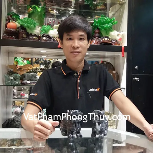 Anh Tuấn Anh - khách hàng mua cặp tỳ hưu bắc kinh đen trung BKD-M