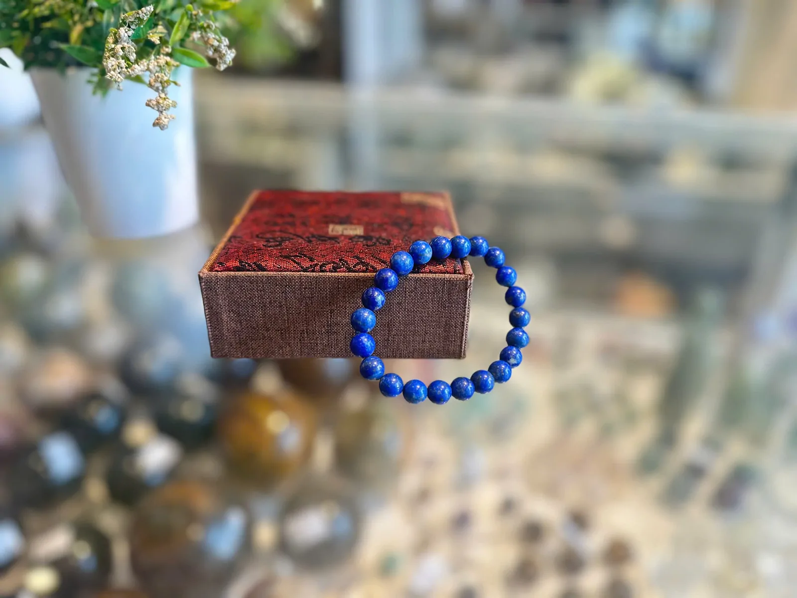 Chuỗi đá thanh kim Lapis (23.1g - 22 bi) S5105-S3-1502