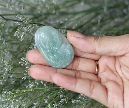 Phật bản mệnh Phỉ Thúy trung A+++ (Thìn+Tỵ) - Phổ Hiền Bồ Tát S6507-4