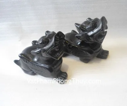 Tỳ hưu hắc ngà nhỏ - 4 tấc H012