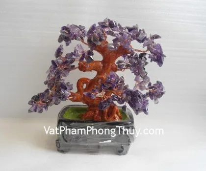 Cây đá thạch anh tím nhỏ HCA262