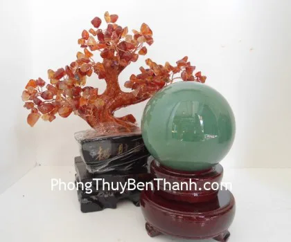 Quả cầu thạch anh vàng GM150-S4-14455