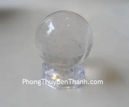 Quả cầu đá thạch anh vàng non M191-S2-1571