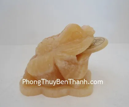 Thiềm thừ vàng trên mẫu đơn trung xoay - hài hòa sinh tài H159G