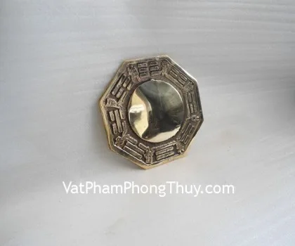 Bát quái hổ phù bọc nhôm vàng lớn FK1219