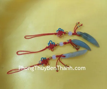 Móc đt ống tre+1 bi Miến Điện S317