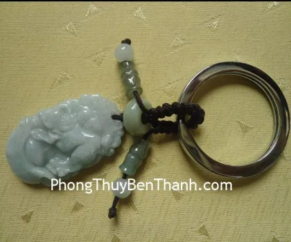 Móc khóa bộ 12 giáp đá Miến Điện S078