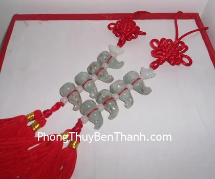 Ngọc bội treo 4 hồ lô + nén vàng Miến Điện S232