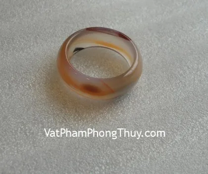 Nhẫn trơn ngọc Myanmar FS845