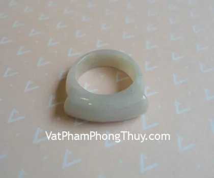 Nhẫn trơn mã não bản nhỏ FS965