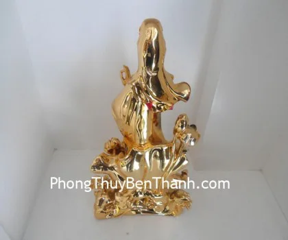 Quan âm trên sen vàng FY151