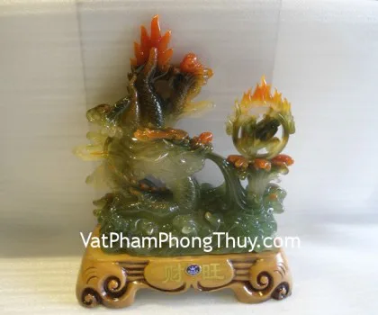 Rồng xanh, đế gỗ- Tài vận E122