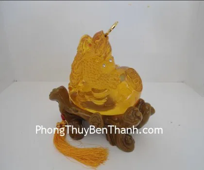 Thiềm thừ chiêu tài như ý lưu ly và xanh ngọc Y074