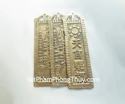 Kim bài Thiên Quan Tứ Phước FCC1160