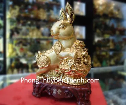 Mèo đỏ may mắn cầm bắp cải, như ý - chiêu tài H429G