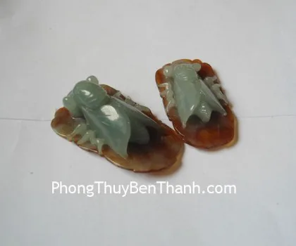 Mặt ve ngọc Phỉ Thúy tinh xảo S822