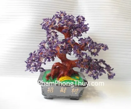 Cây thạch anh tím đậm lớn HCA269