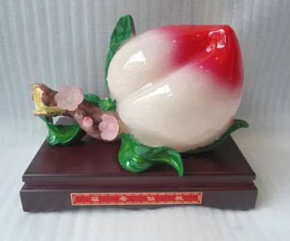 Đào trắng hồng, nằm nghiêng - phước thọ đào tiên H340G