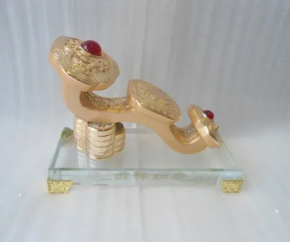 Như ý vàng hợp kim, thủy tinh - cát tường như ý H499G
