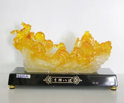 Bát mã ngọc vàng trắng- Cát tường bát tuấn G115A