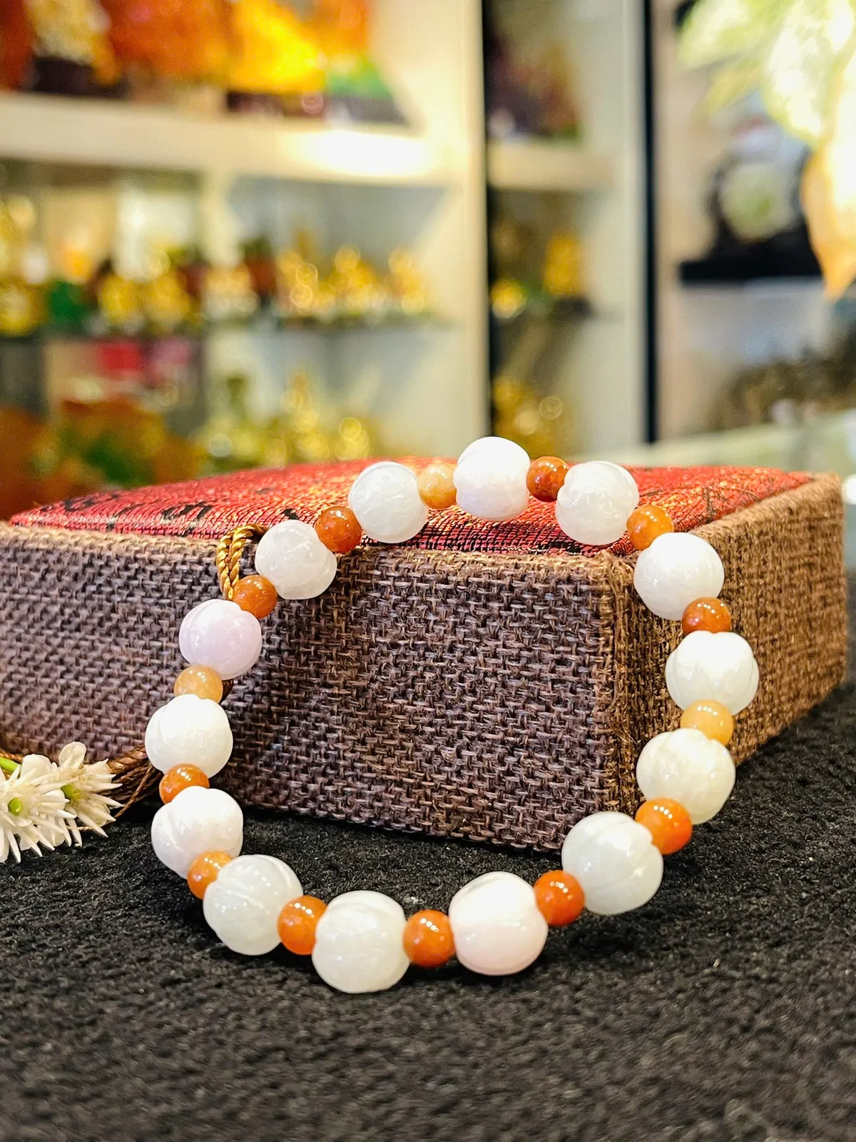 Chuỗi ngọc bí ngô tài lộc S6792