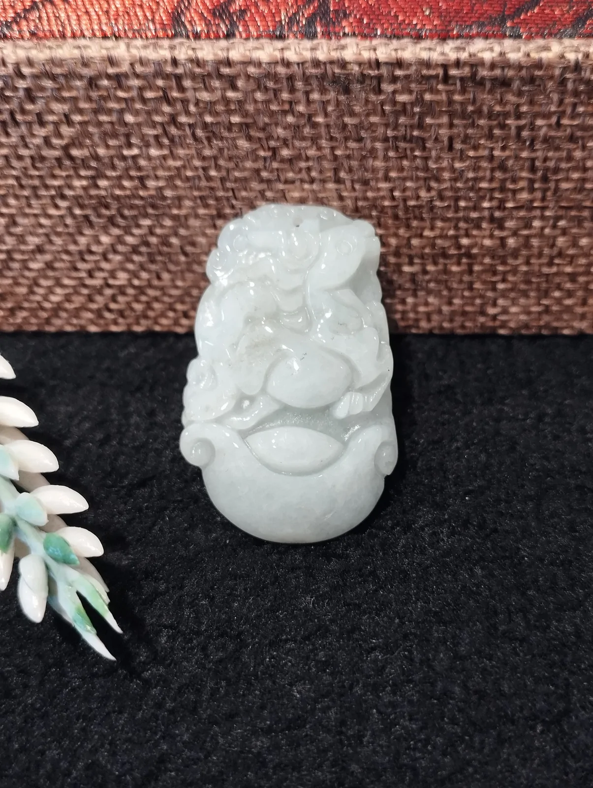 Mặt 12 con giáp ngọc phỉ thúy (Ngọ) S6879-7