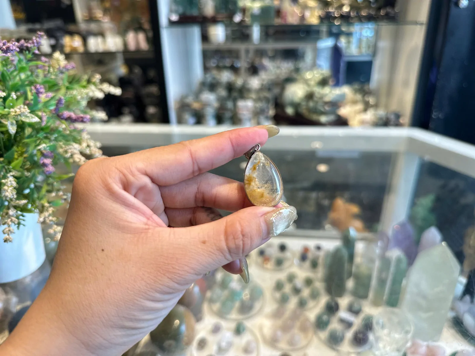 Mặt thạch anh tóc vàng (6.9g) S866-S3-828