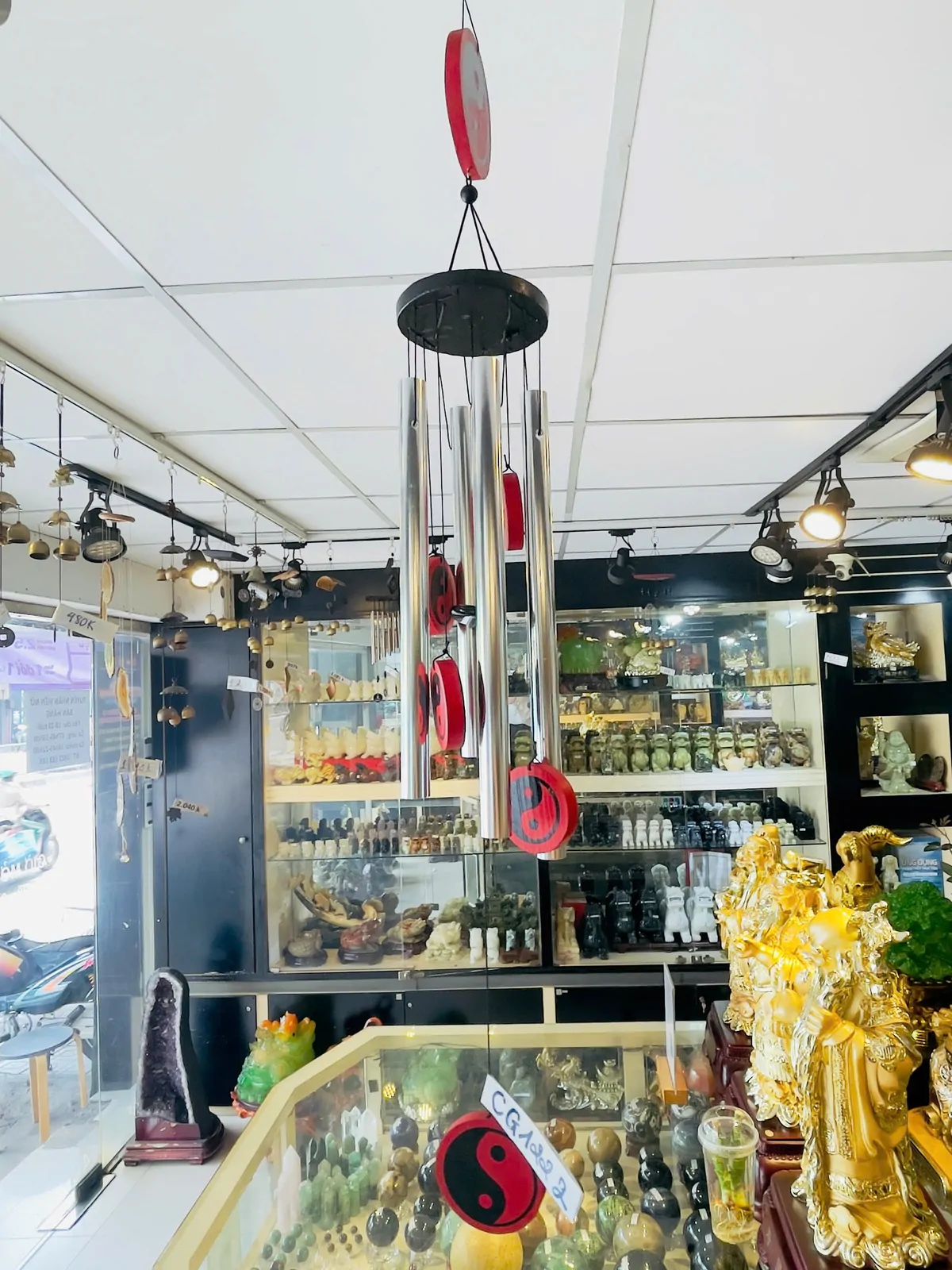 Chuông gió mặt trời 5 ống CG1222