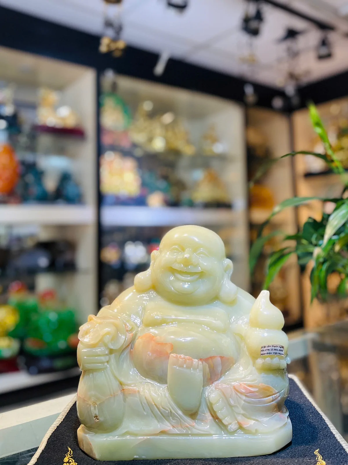 Di Lạc đá Cẩm Thạch ngồi PDL-CTN