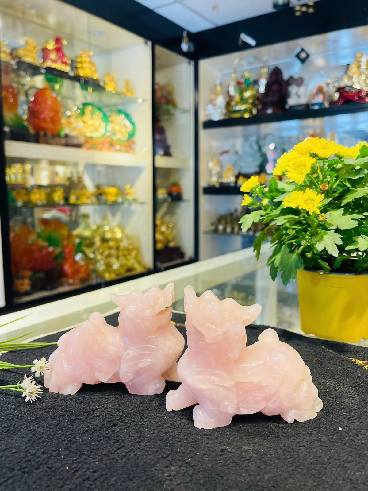 Tỳ hưu thạch anh hồng K073