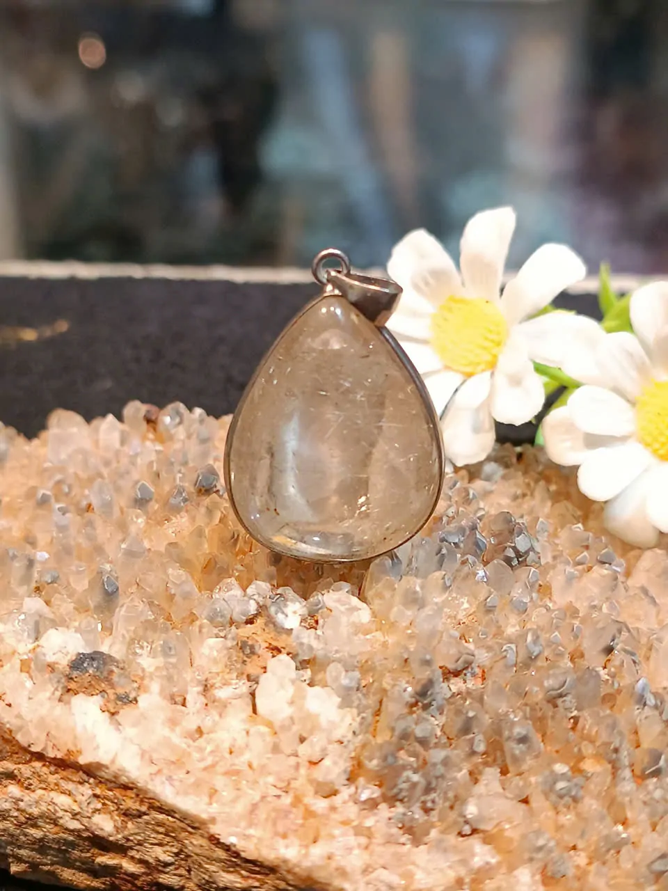 Mặt thạch anh tóc vàng S866-S5-1332