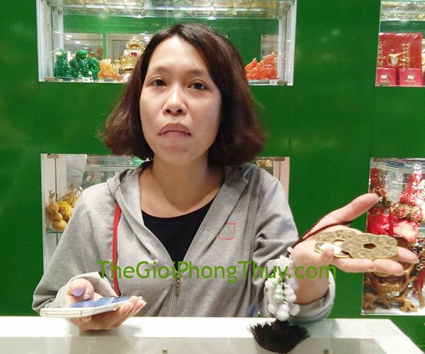 Chị Quyên-Khách hàng mua Ngọc bội hồ lô phỉ thúy FS6424 và Tiền hoa mai liền FCC1139