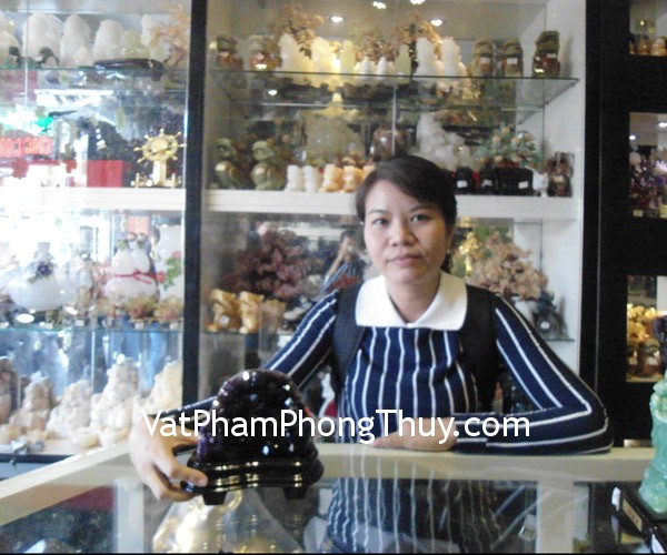 Chị Thi - khách hàng mua Bông Thạch Anh Tím