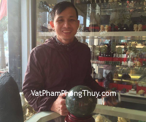 Anh Thạch - khách hàng mua quả cầu đá ngọc Đông linh HM158-15802