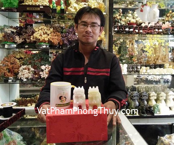 Anh Miền -  khách hàng mua Tỳ hưu Bắc Kinh trắng chuẩn BKT-S, Tỳ hưu Bắc Kinh xanh chuẩn BKX-S