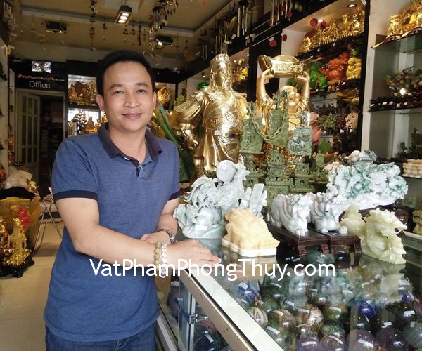 Anh Đạt - khách hàng mua chuỗi thạch anh tóc trắng S6220-2734