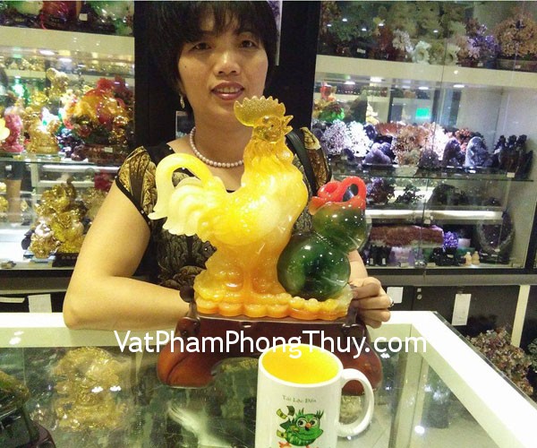 Chị Cúc-Khách hàng mua Gà vàng ngọc bên hồ lô xanh G055A