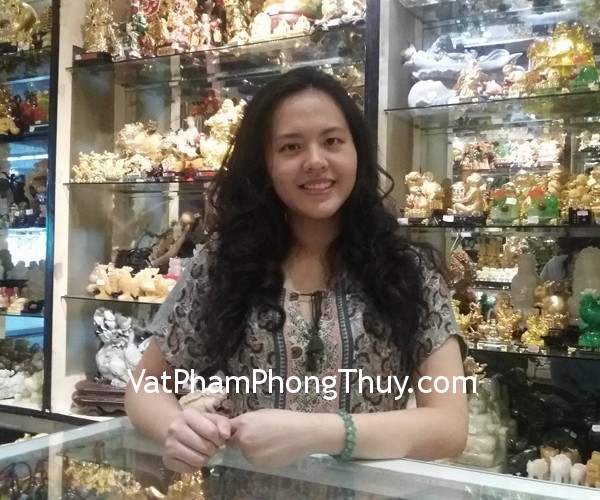 Chị Thoa - khách hàng mua chuỗi ngọc đông linh hạt vát S6466