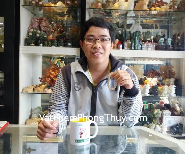 Anh Dũng - khách hàng mua Chuỗi thạch anh tóc vàng A+ Uruguay s6226-S4-2803