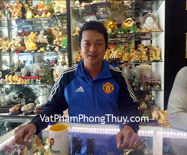 Anh Hiệp - khách hàng mua cặp tỳ hưu thạch anh đen GM009