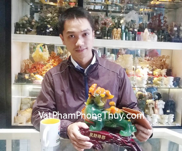 Anh Huy - khách hàng mua Tỳ hưu xanh K121M