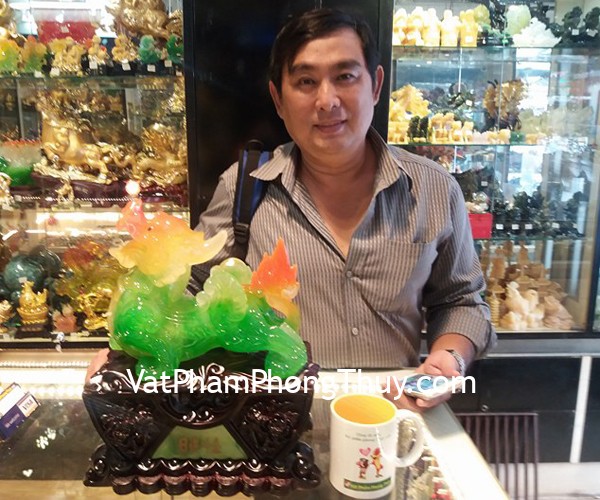 Anh Chương - Khách hàng mua Tỳ hưu xanh đế gỗ H106G