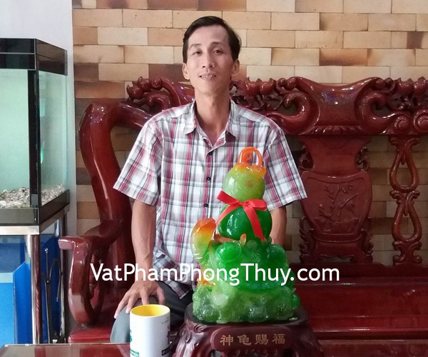 Anh Vũ - khách hàng mua Hồ lô xanh rùa xanh E230
