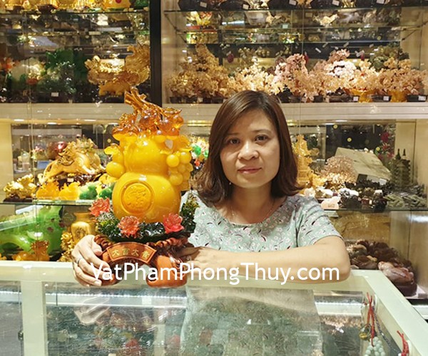 Chị Tâm - khách hàng mua Hồ lô Đại Phú Đại Qúy LN198