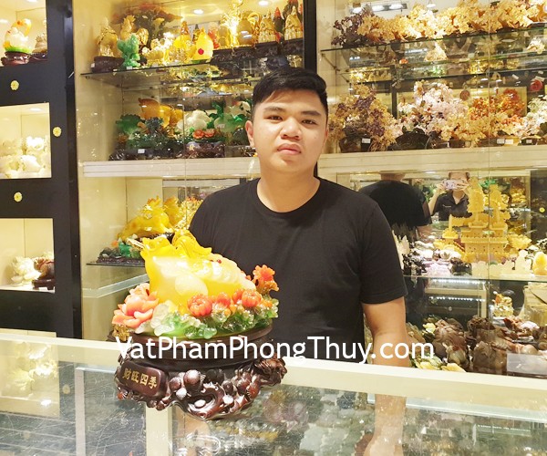 Anh Dũng - khách hàng mua Thiềm thừ Tài Vượng Phú Qúy LN091